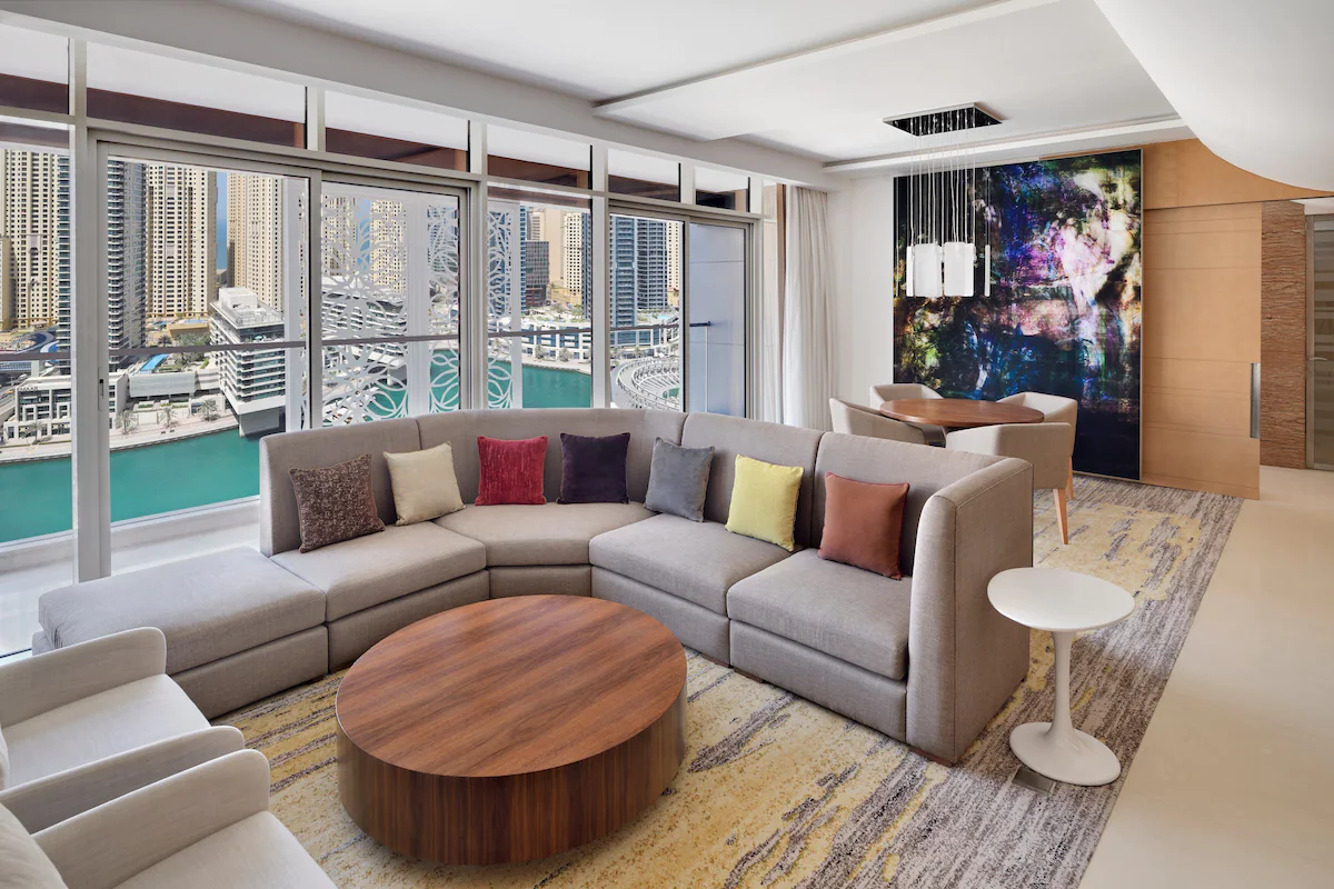 اتاق هتل کراون پلازا دبی مارینا